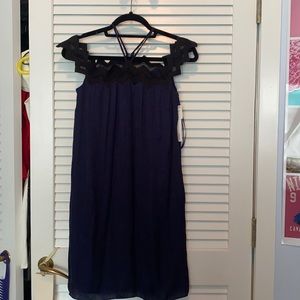 Never worn Bloomingdales Exclusive Aqua dress